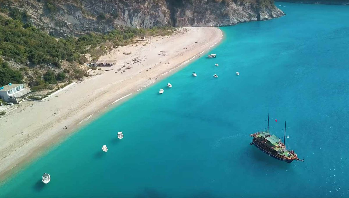 Krorëz Beach — Albanian Riviera near Sarandë