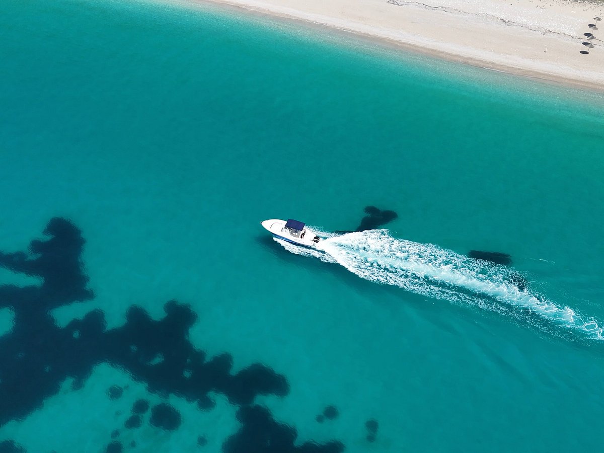 Speedboat on the Ionian